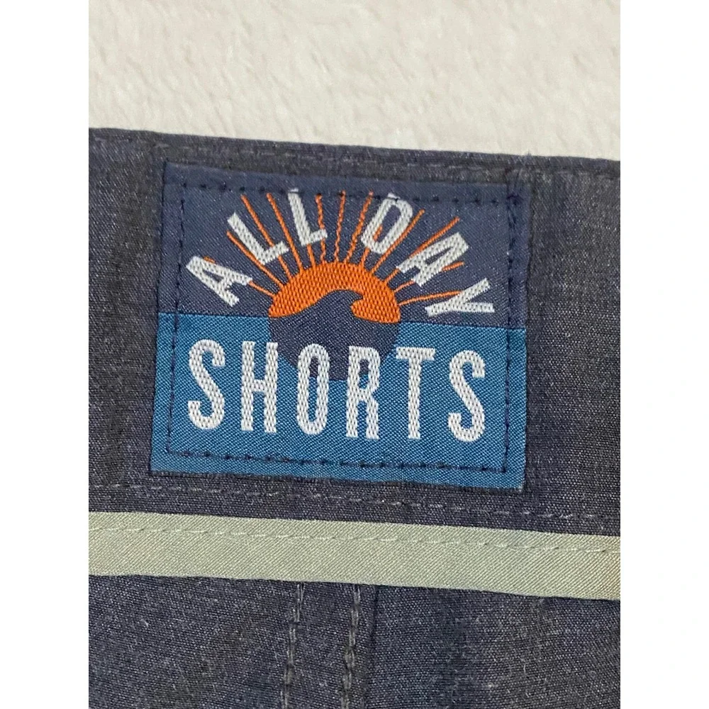 Faherty All Day Shorts Mens 36 Charcoal‎ Gray Hybrid Stretch Swim MSC0012